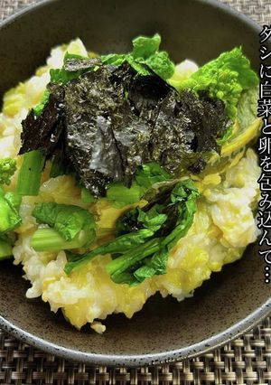 白菜と卵の雑炊-レシピのメイン写真