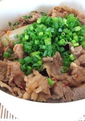 スーパー簡単牛丼-レシピのメイン写真