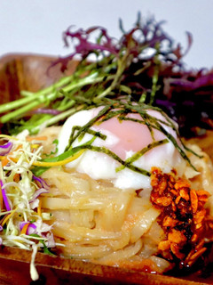 5分ランチ!味噌マヨ明太サラダうどん-レシピのメイン写真
