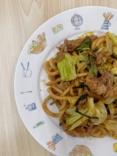 ニラの入ったソース焼うどん-レシピのメイン写真