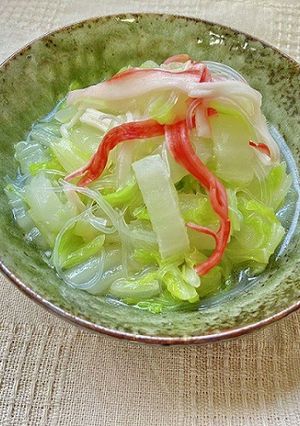 ベジ♪白菜と春雨の中華煮-レシピのメイン写真