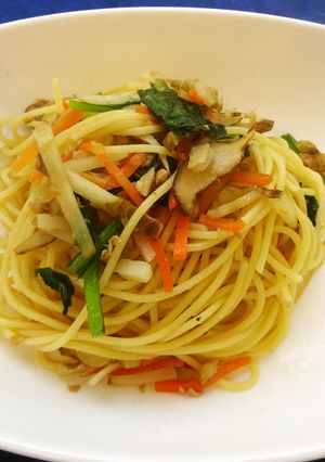 菊芋・和風パスタ-レシピのメイン写真