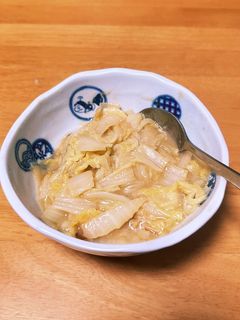 白菜だけのめんつゆバター炒め-レシピのメイン写真