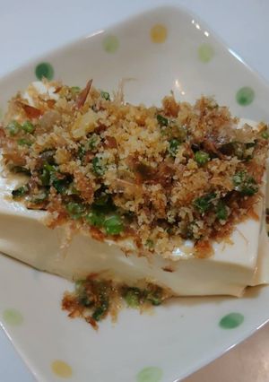 簡単!激ウマ豆腐♪チーズとおかかの温奴♪-レシピのメイン写真