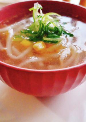 5分★もやしとコーンのスープ★保温弁当-レシピのメイン写真