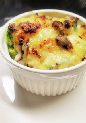 ブロッコリー&しめじのマヨチー焼き-レシピのメイン写真