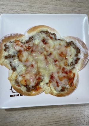 餃子の皮で！キムチ納豆チーズピザ-レシピのメイン写真