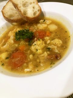冷蔵庫にある野菜のスープ-レシピのメイン写真