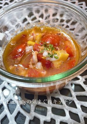 イカゲソの塩麹レモントマト煮-レシピのメイン写真
