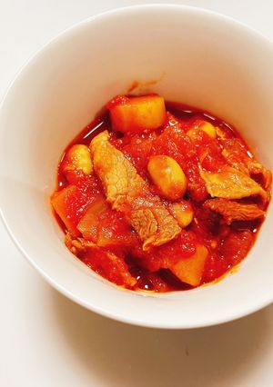ホットクックで濃厚美味しいポークビーンズ-レシピのメイン写真