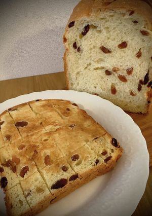 【1.5斤】我が家のレーズン食パン。-レシピのメイン写真