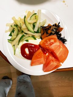 隙間埋めきな粉ごまドレ味彩大根サラダ-レシピのメイン写真