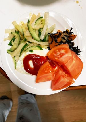 隙間埋めきな粉ごまドレ味彩大根サラダ-レシピのメイン写真