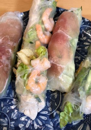 賞味期限10分！ポテチ入り生春巻き-レシピのメイン写真