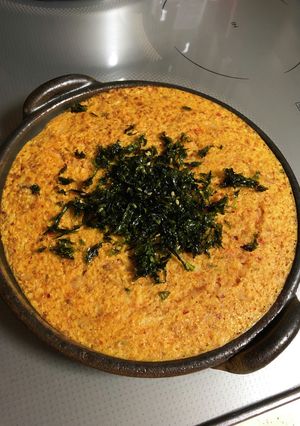 キムチ納豆入り長芋焼き-レシピのメイン写真