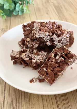 材料2つ！オートミールチョコクランチ-レシピのメイン写真