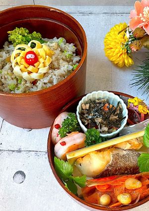令和五年　睦月二十七日　受験応援弁当-レシピのメイン写真