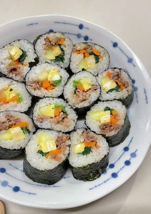 取り分け・幼児食｜韓国風キンパ-レシピのメイン写真