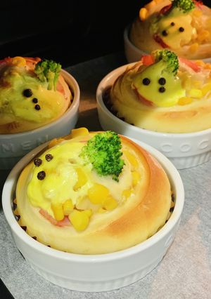 ベーコン*コーンのくるくるパン✿-レシピのメイン写真