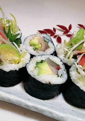ブリの巻き寿司-レシピのメイン写真