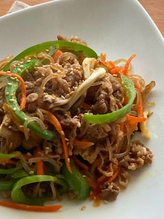 *牛肉と糸こんにゃくの甘辛炒め*-レシピのメイン写真
