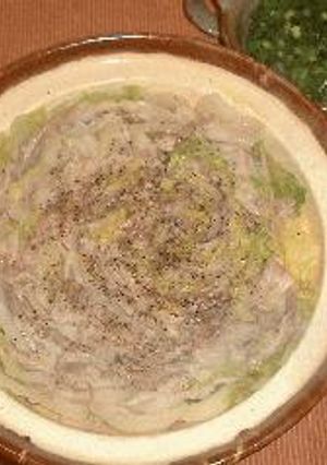 白菜と豚バラ肉の土鍋蒸-レシピのメイン写真