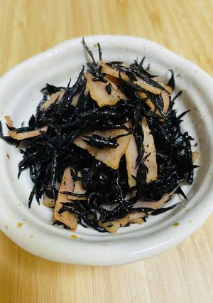 【お手軽！】ひじきとベーコンのふりかけ-レシピのメイン写真