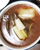 「ねぎ汁味噌味」カツオ粉と胡麻油の旨味