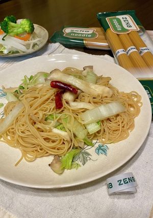 白菜とエリンギのピリ辛ZENB麺-レシピのメイン写真