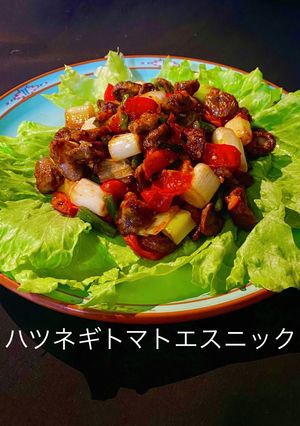 No3131ハツネギトマトのエスニック-レシピのメイン写真