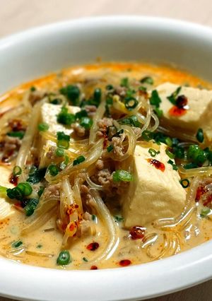 豆乳坦々スープ-レシピのメイン写真