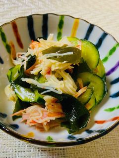 甘酒できゅうりとカニカマの酢の物-レシピのメイン写真