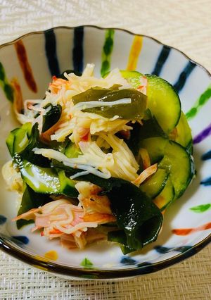甘酒できゅうりとカニカマの酢の物-レシピのメイン写真
