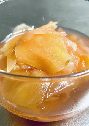 食べたい分だけ♡寿司酢で簡単『ガリ』-レシピのメイン写真