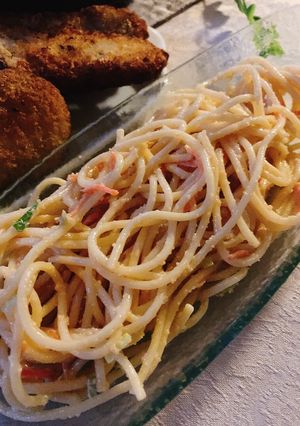麺つゆで♪明太子サラダパスタ-レシピのメイン写真