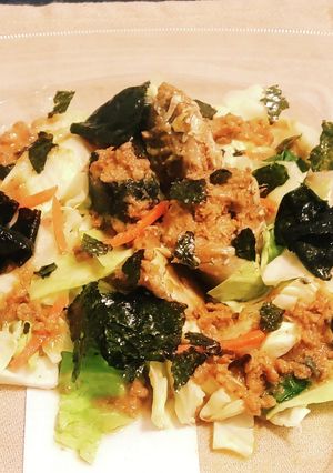 “魚缶キャベツ和え色々”-レシピのメイン写真