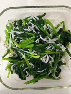 簡単!ほうれん草としらすのおひたし-レシピのメイン写真