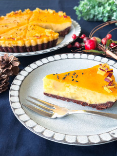 クリームチーズ入りさつまいものタルト-レシピのメイン写真