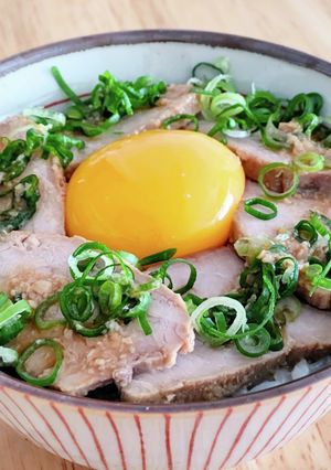 スタミナ満点！手作りチャーシュー丼-レシピのメイン写真
