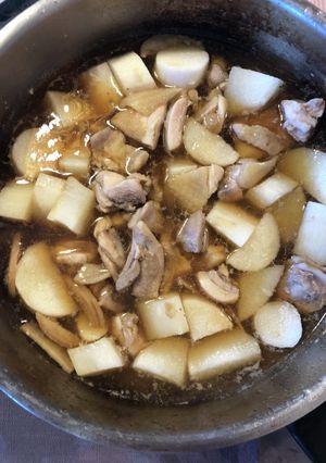 鶏ももと長芋のお酢煮-レシピのメイン写真