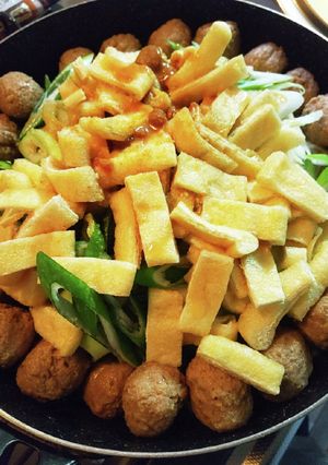 簡単時短　肉団子と白ネギの味噌鍋-レシピのメイン写真