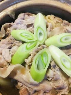 めんつゆベース●豚肉のスキ焼き風鍋-レシピのメイン写真