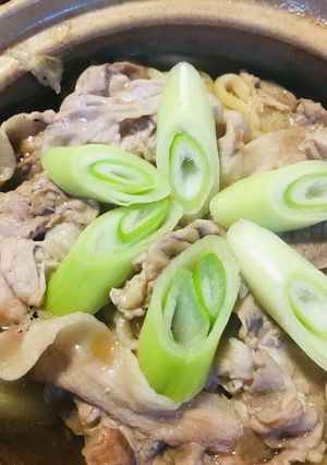 めんつゆベース●豚肉のスキ焼き風鍋-レシピのメイン写真
