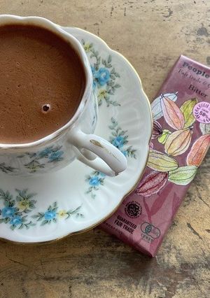 バレンタインデに　大人のホットカフェモカ-レシピのメイン写真