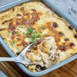 エビとしめじの全粒粉グラタン