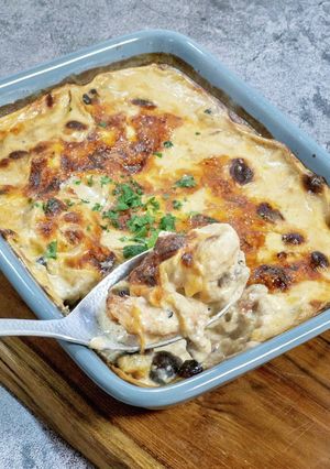 エビとしめじの全粒粉グラタン-レシピのメイン写真