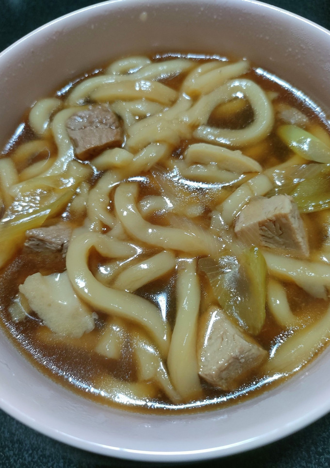 角煮の残り汁で簡単煮込みうどん-レシピのメイン写真