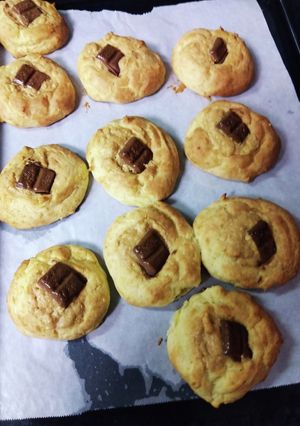 ピーナッツバター&チョコの豆腐ぱん-レシピのメイン写真