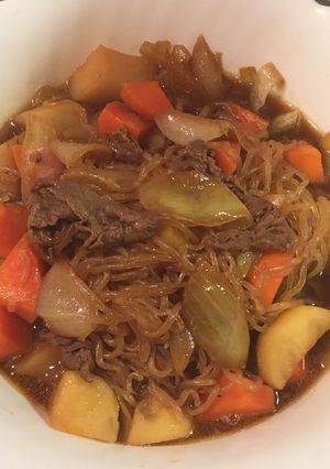 水の代わりに日本酒で作る肉じゃが　水なし-レシピのメイン写真