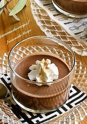 チョコレートプリン-レシピのメイン写真